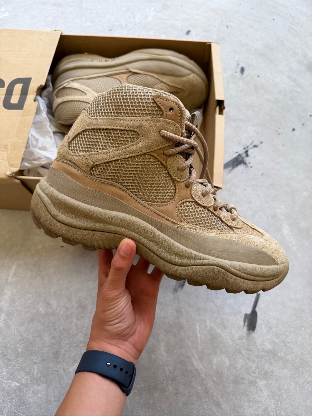 (Size 9) YZY Desert Boot Rock